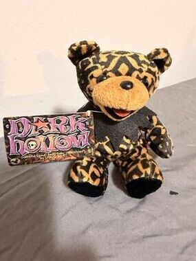 DARK HOLLOW Grateful Dead Dancing Bean Bear Liquid Blue 7" RETIRED & VTG